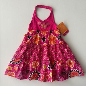 Sonoma 24 Months Baby Girl Pink Floral Halter Sun Dress